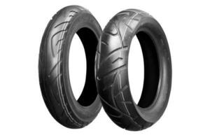 新品 DURO スクーター タイヤ 110/90-13 & 140/70-12 前後セット マジェスティ 4D9 SG20J バイクパーツセンター