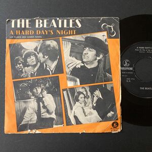 スウェーデンORG. “A Hard Day's Night / Things We Said Today” THE BEATLES 
