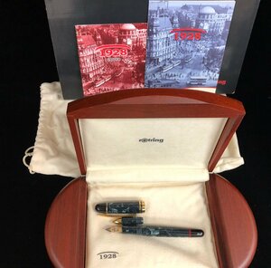 【和の美】 ロットリング　1928 万年筆　0500/1928　専用ケース　rotring　18ct 750 外箱 説明書 替えペン先 動作未確認