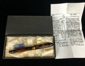 【和の美】 手づくりペン工房　セルロイド 万年筆　大阪の職人　Celluloid pen　MADE IN JAPAN　専用ケース　外箱　替え芯　 動作未確認