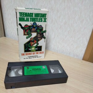 送料無料　ミュータント・タートルズ VHS タートルズ2　turtleS　動作確認済み　海外版