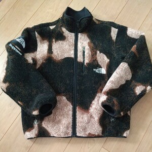 ☆送料無料☆ SUPREME シュプリーム × THE NORTH FACE ノースフェイス 21AW NA52100I Bleached Jacket フリースジャケット M 正規品 