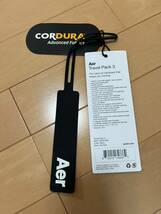 使用1回 AER TRAVEL PACK 3 BLACK ほぼ新品同様品_画像8