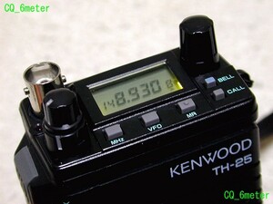 ■CQ_6meter■KENWOOD TH-25/TH-45/TH-55のバックアップ電池交換承ります.