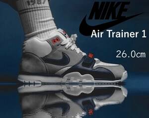 ◆モデル出品◆新品 26.0cm ナイキ エアトレーナー 1 ミッドナイト ネイビー NIKE AIR TRAINER 1 DM0521-101 完売レアスニーカー 入手困難