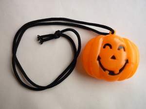 【電池切れジャンク】ハロウィン かぼちゃ マスコットライト★ハロウィーン カボチャ 南瓜 ペンダント