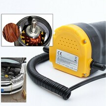 オイルチェンジャー 電動 ホース 7mm 12V バッテリー専用 オイル 抜き取り 交換 電動式 ポンプ エンジン リフトアップ不要 バッテリーee207_画像5