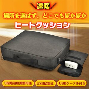 在庫処分 送料無料 シート ヒーター クッション usb 後付け 車 ホット 座布団 マット あったか 防寒 加熱 温座調整 椅子 オフィス od569