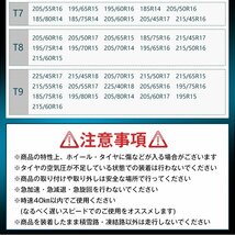 タイヤチェーン スノーチェーン 非金属 車 FAST ロック 雪道 プラスチック アイスバーン 凍結 スリップ ジャッキ不要 スパイクピン e107-t4_画像6