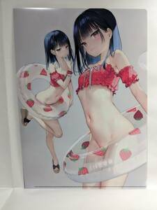 いちご　クリアファイル　mignon展　-Girls Collection　mignon works　とらのあな　個展