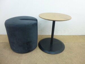 9777*Franc franc( franc franc ) toe bo side table & stool *