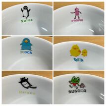 ▼JR≪ICカード　どんぶり6個　スプーン　6本≫スマートカード Suica ICOCA PASMO toica SUGOCA kitaca 交通系電子マネー 丼 陶器製_画像3