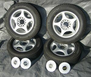 スタッドレスタイヤアルミホイール　4本セット　BS　VRX3　165/70R13　4.5J　OFF+43