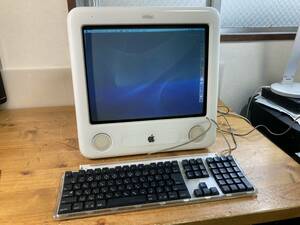 Apple アップル デスクトップ パソコン eMac A1002 OS X 10.3.9 1.25GHz PowerPC G4 768MB DDR SDRAM 122318 M7803