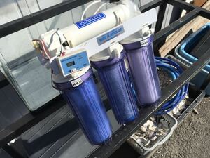 1円スタート！！完全売切！！PURELITY リーフマスター 浄水器　RO浄水器　RO水　フィルター　カートリッジ　海水魚　熱帯魚　マーフィード