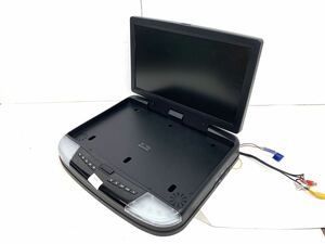 XTRONS （CR1506）15.6インチ 大画面 超高画質 フリップダウン DVDプレーヤー モニター 12V 24V HDMI 1080P USB SD ジャンク品　541127064