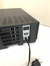 東芝　TOSHIBA A-ES1 S-VHSビデオデッキ VUアナログメータ搭載　通電OK ジャンク品　541116079_画像4