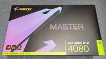 新品 未開封 GIGABYTE AORUS GeForce RTX 4080 16GB MASTER GV-N4080AORUS M-16GD 国内正規代理店品 購入時領収書付き_画像1