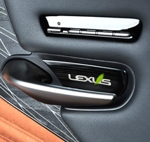 レクサス LS 50系　LS500　LS500h 3色選択可能　ドアハンドル カバー ドアプロテクタドー パーツ　内装 2017年ー_画像4