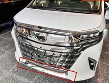 トヨタ アルファード ヴェルファイア 40系 メッキ フロントバンパーリップカバー　傷防止　ABS ALPHARD/VELLFIRE　2023年-　 _画像5