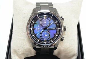 [fui] 極美品 CITIZEN シチズン 限定 AT8285-68Z ATTESA アテッサ ACT Line ソーラー電波 HAKUTO-R チタン メンズ腕時