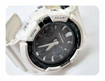 [fns]CASIO カシオ G-SHOCK ジーショック GAW-100B タフソーラー 電波 腕時計 メンズ 5444 ホワイト_画像3