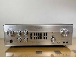 LUXMAN 　C-10１0　プリアンプ　コントロールアンプ　ジャンク品　再生１00％不能 部分的にネジなし　つまみ等部品取り