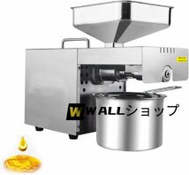 自動オイルプレス機 ステンレス鋼 コールド/ホットプレス ナッツ種子/菜種プレス ラクター 家庭用 商用オ トウモロコシ ココナッツ グライ_画像1