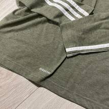 adidas アディダス メンズ ライトウェイト プルオーバーパーカーTシャツ フーディー　トップス　長袖　カットソー　フード付きトップス　_画像4