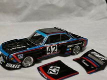 1円売切スタート　ミニチャンプス1/18 BMW 3.5CSL 1976年ル・マン24時間レース　42号車_画像2