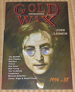 1996 No.38 Gold Wax ☆ ゴールド・ワックス　The Beatles / ビートルズ　John Lennon / ジョン・レノン