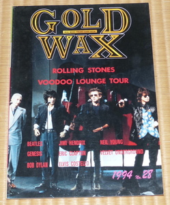 1994 No.28 Gold Wax ☆ ゴールド・ワックス　The Rolling Stones｜ローリング・ストーンズ　Queen｜クイーン