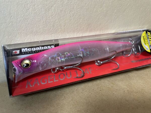 メガバス カゲロウ 124f GP PINK BACK ピンクバック Megabass kagelou 検 98 100 125