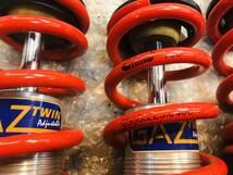 ロータス エリーゼ エキシージ Gaz Shocks TWIN Adjustable suspension 減衰調整２ｗａｙ式 車高調_画像6