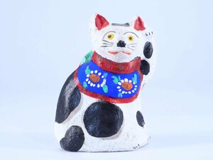 芝原人形 招き猫 郷土玩具 千葉県 民芸 伝統工芸 風俗人形 置物