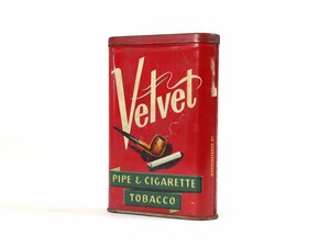 Velvet ヴィンテージ タバコ 缶 シガレット アンティーク レトロ 当時物 ティン缶 空缶 ケース ディスプレイ アメリカン 1