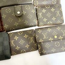 1円 LOUIS VUITTON ルイヴィトン モノグラム ダミエ 財布 10点　まとめ　セット　ハイブランド　ハイブラ　ポルトフォイユブラザ　_画像4