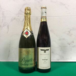 【未開栓】2本セット販売 Papillon sparkling wine RHEINGAU steinbeger 1996 ドイツ ワインスパークリングワイン 蝶矢洋酒醸造株式会社