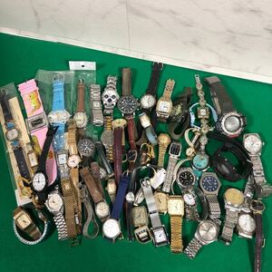 【ジャンク品】1円～☆腕時計 SEIKO CASIO CITIZEN EMPORIO ARMANI タグ・ホイヤー 等 まとめ売り セイコー カシオ クォーツ クオーツ 