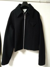 BOTTEGA VENETA Felted Wool Zip up Jacket　46_画像1