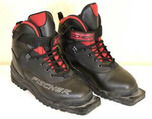 25cm ３ピン 75mm シンサレート中綿テレマークブーツ FISCHER TELEMARK BOOTS EU39 Vibram Sole 3PIN フィッシャー ビブラムソール BC