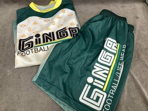 12-13-K32 ■BZ 送料無料 GiNGA ジンガ フットボールライフウエア サッカー ファッション セットアップ 夏 Lサイズ 未使用品