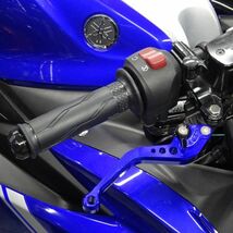 y13 赤 ブレーキ クラッチレバー 6段階調整 ショート ヤマハ YZF-R25/R3 MT-25/03等に適合_画像5