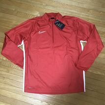 NIKE ナイキ DRI-FIT アカデミー ロングスリーブ ドリルトップ レッド US(S) 日本Mサイズ相当 送料サービス_画像2