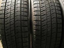 A1111T イボ付 ブリヂストン VRX2 185/65R14 2021年製 4本 タイヤ 冬タイヤ スタッドレス 売切 直接引取可 石狩市_画像2