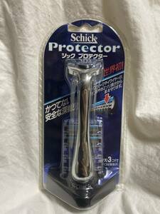 大人気 schick protector シックプロテクター ホルダー 1本 替刃 3個付き 激安 処分 メンズ 脱毛 髭剃り 男性 男子。