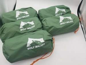 ☆美品☆まとめ売☆ WOLF WALKER SLEEPING MAT ☆5人分セット☆ 190×70×10㎝ アウトドア テント シート 寝床 マット 一人用5個 キャンプ