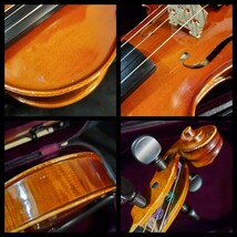 【中古年代物 ジャンク品】SCHERL & ROTH ANTONIUS STRADIVARIUS West Germany 内部にラベルが2枚 4 /4 フルサイズ バイオリン _画像6