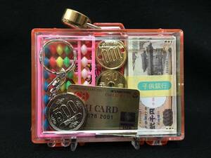 キャッシュボックス 二千円札 キャッシュカード メダル ままごと 子供銀行 お金あそび