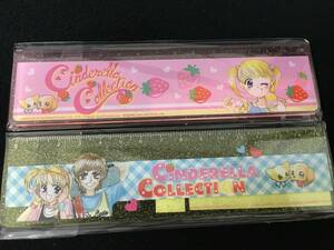saka Moto sinterela collection 15cm ruler 2 point set stationery young lady manga at that time thing made in Japan 